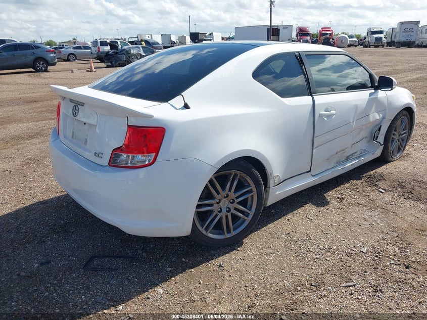 2011 Scion Tc VIN JTKJF5C70B3019652 IAAI salvage auction — RIGHT SIDE, Salvage (Texas), sold $550 on 2026-07-29 (photo 4)
