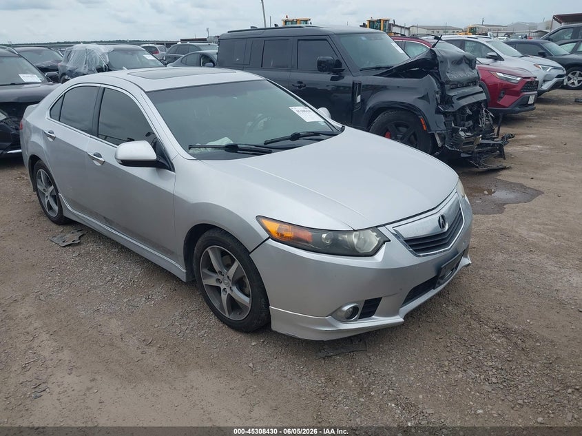 2013 Acura Tsx VIN JH4CU2F88DC008408 IAAI salvage auction — FRONT & REAR, Salvage Title, sold $2,350 on 2026-07-14 (photo 1)