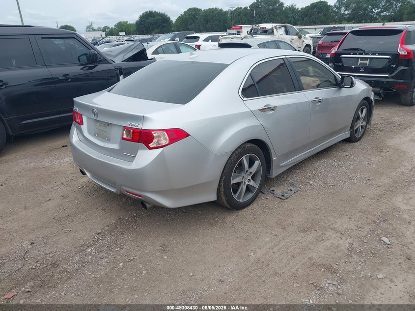 2013 Acura Tsx VIN JH4CU2F88DC008408 IAAI salvage auction — FRONT & REAR, Salvage Title, sold $2,350 on 2026-07-14 (photo 4)