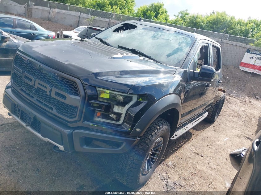 2019 Ford F-150 VIN 1FTFW1RG5KFC86619 IAAI salvage auction — EXTERIOR BURN, Salvage Title, sold $3,050 on 2026-07-05 (photo 2)