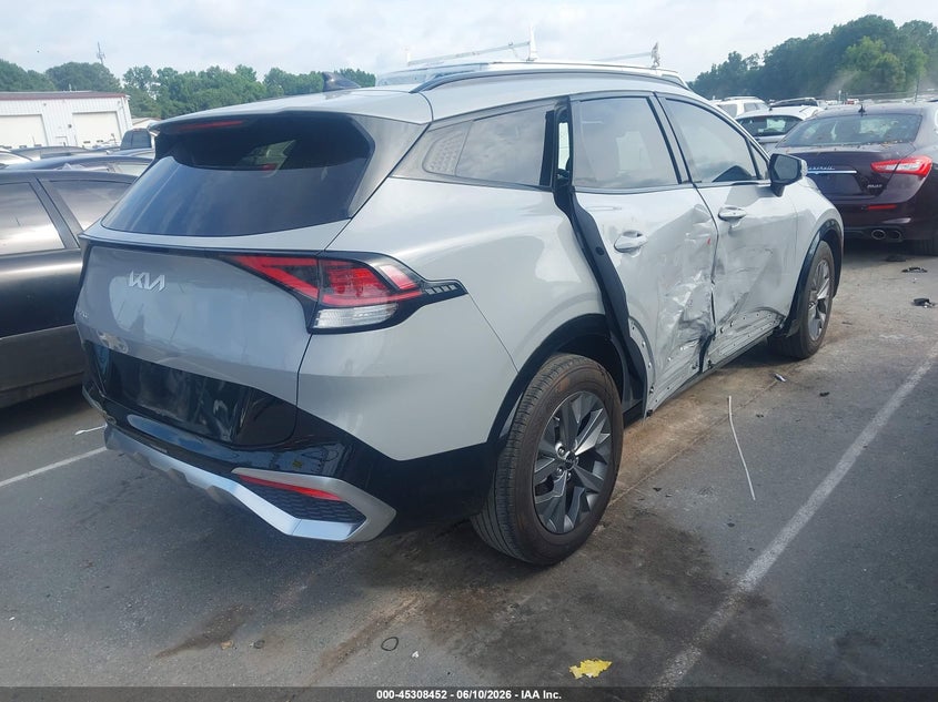 2023 Kia Sportage VIN 5XYK43AF5PG113660 IAAI salvage auction — SIDE, Salvage Title, sold $10,000 on 2026-07-19 (photo 4)