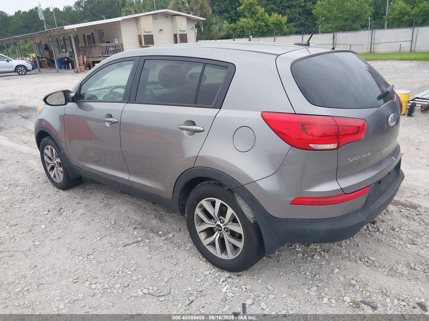 2014 Kia Sportage VIN KNDPB3AC8E7588604 IAAI salvage auction — NORMAL WEAR, Clear-Dealer Only (North Carolina), sold $875 on 2026-07-21 (photo 3)