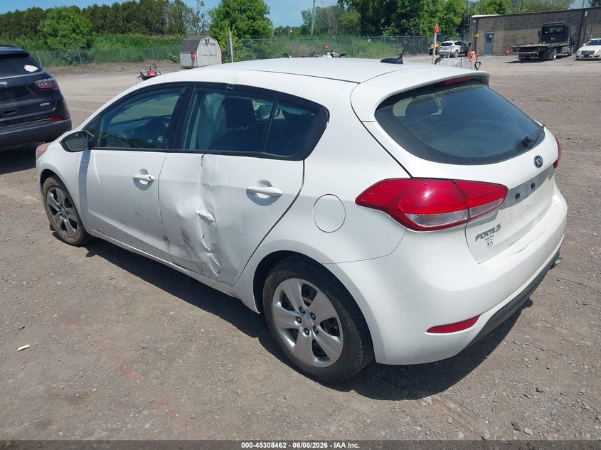 2016 Kia Forte VIN KNAFK5A86G5525533 IAAI salvage auction — SIDE, Salvage Title, sold $775 on 2026-07-30 (photo 3)