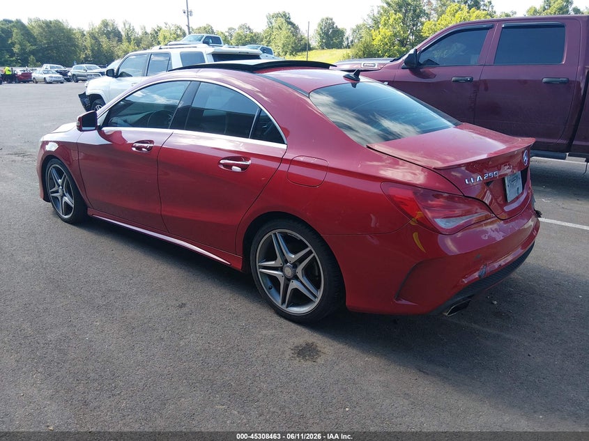 2015 Mercedes-benz Cla-klasse VIN WDDSJ4GB7FN173441 IAAI salvage auction — RIGHT REAR, Salvage (Mississippi), sold $2,900 on 2026-07-09 (photo 3)