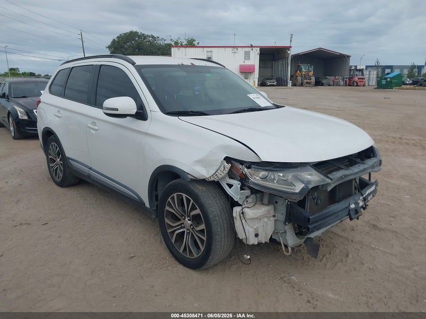2016 Mitsubishi Outlander VIN JA4AD3A3XGZ017620 IAAI salvage auction — FRONT END, Salvage Title, sold $1,450 on 2026-07-14 (photo 1)