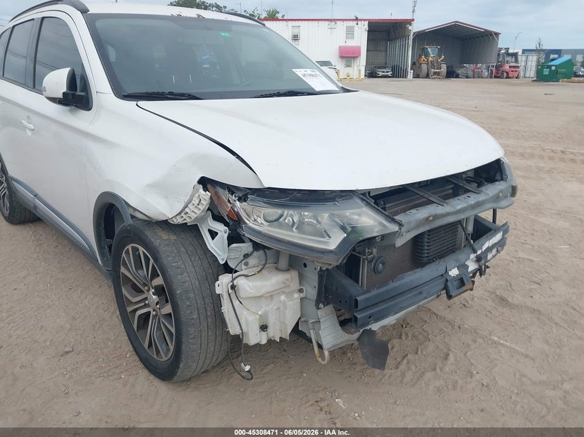 2016 Mitsubishi Outlander VIN JA4AD3A3XGZ017620 IAAI salvage auction — FRONT END, Salvage Title, sold $1,450 on 2026-07-14 (photo 6)