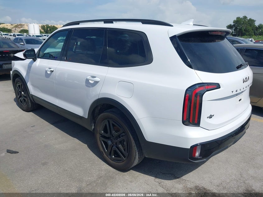 2025 Kia Telluride VIN 5XYP5DGC1SG634972 IAAI salvage auction — FRONT END, Salvage Title, sold $23,600 on 2026-07-09 (photo 3)