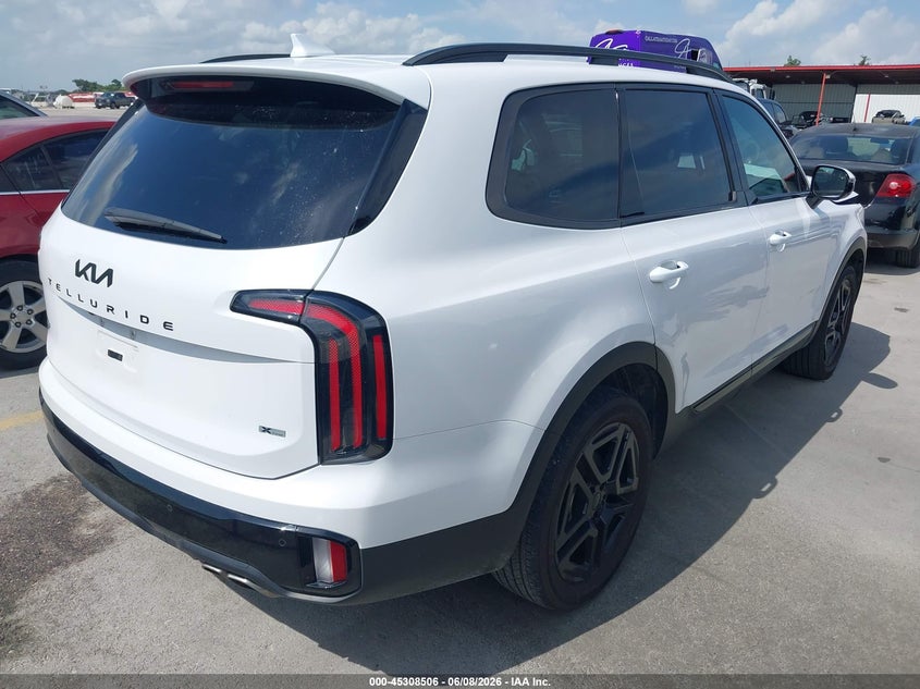 2025 Kia Telluride VIN 5XYP5DGC1SG634972 IAAI salvage auction — FRONT END, Salvage Title, sold $23,600 on 2026-07-09 (photo 4)