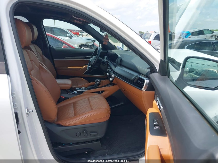 2025 Kia Telluride VIN 5XYP5DGC1SG634972 IAAI salvage auction — FRONT END, Salvage Title, sold $23,600 on 2026-07-09 (photo 5)
