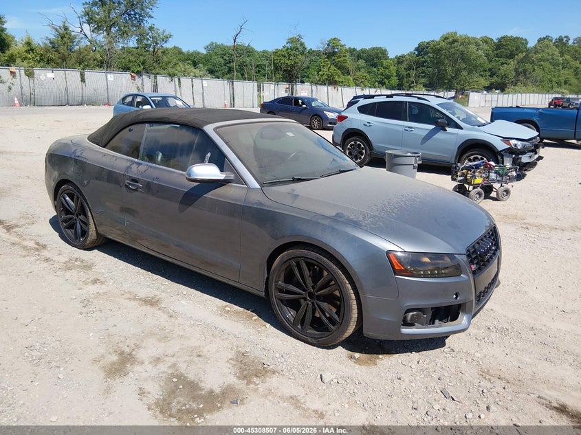 2012 Audi S5 VIN WAUCGAFH5CN004982 IAAI salvage auction — NORMAL WEAR, Clear (New Jersey), sold $750 on 2026-07-14 (photo 1)
