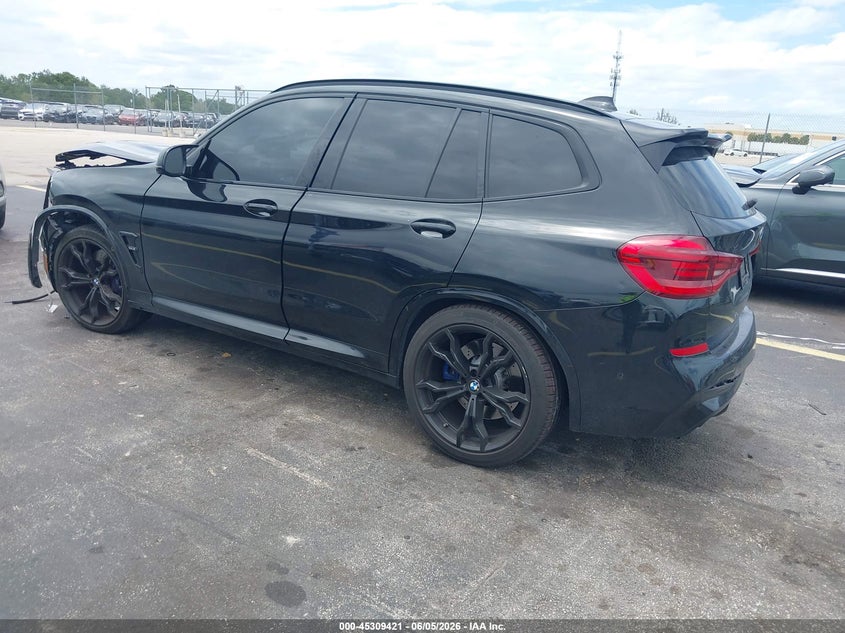 2020 BMW X3 m VIN 5YMTS0C0XLLA57998 IAAI salvage auction — FRONT & REAR, Certificate Of Destruction (Florida), sold $12,000 on 2026-07-30 (photo 3)