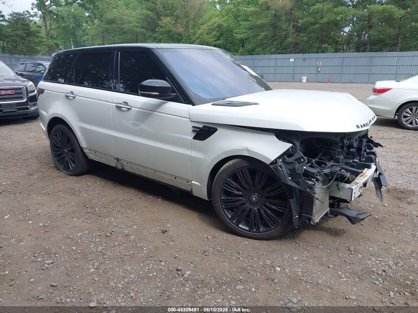 2018 Land rover Range rover sport VIN SALWV2SVXJA414097 IAAI salvage auction — FRONT END, Salvage Title, sold $7,625 on 2026-07-15 (photo 1)