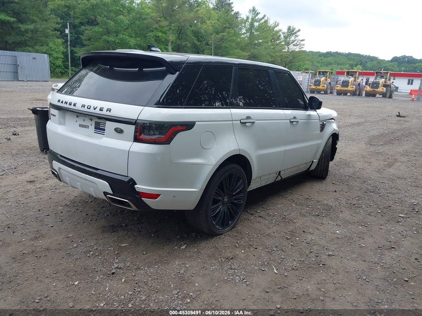 2018 Land rover Range rover sport VIN SALWV2SVXJA414097 IAAI salvage auction — FRONT END, Salvage Title, sold $7,625 on 2026-07-15 (photo 4)