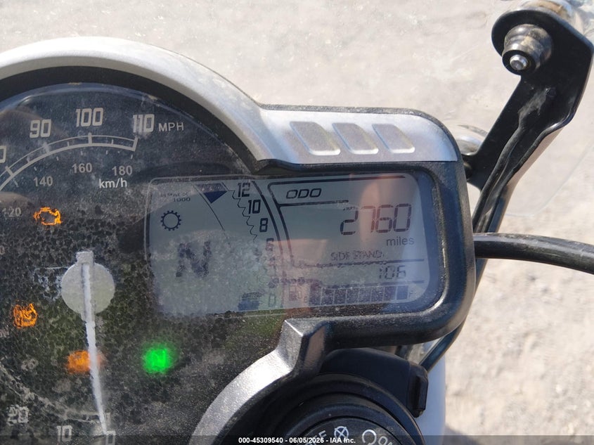 2025 Triumph motorcycle Scrambler VIN SMTT147YXSNA29951 IAAI salvage auction — WATER/FLOOD, Salvage (Tennessee), sold $1,300 on 2026-07-09 (photo 7)