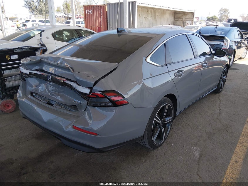 2024 Honda Accord VIN 1HGCY2F57RA037835 IAAI salvage auction — REAR END, Salvage Title, sold $9,400 on 2026-07-29 (photo 4)
