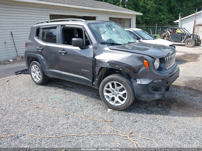 2018 Jeep Renegade VIN ZACCJBAB9JPJ22337 IAAI salvage auction — REAR END, Salvage (Ohio), sold $25 on 2026-07-27 (photo 1)