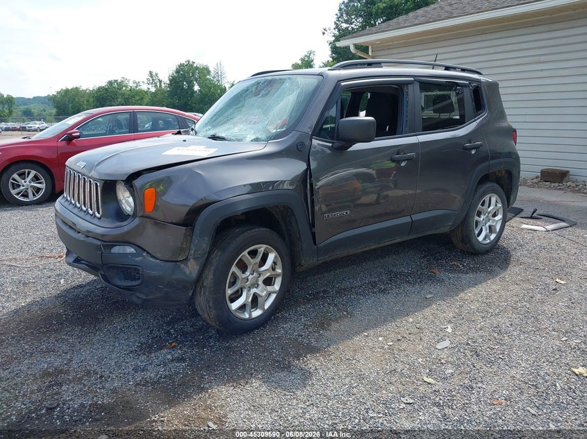 2018 Jeep Renegade VIN ZACCJBAB9JPJ22337 IAAI salvage auction — REAR END, Salvage (Ohio), sold $25 on 2026-07-27 (photo 2)