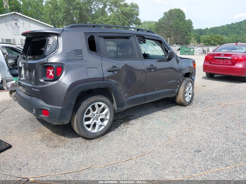 2018 Jeep Renegade VIN ZACCJBAB9JPJ22337 IAAI salvage auction — REAR END, Salvage (Ohio), sold $25 on 2026-07-27 (photo 4)