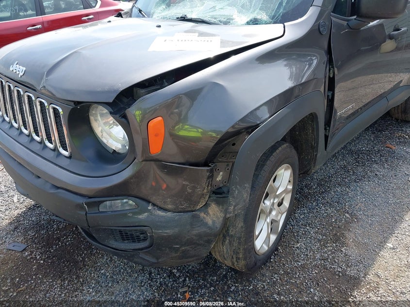 2018 Jeep Renegade VIN ZACCJBAB9JPJ22337 IAAI salvage auction — REAR END, Salvage (Ohio), sold $25 on 2026-07-27 (photo 6)