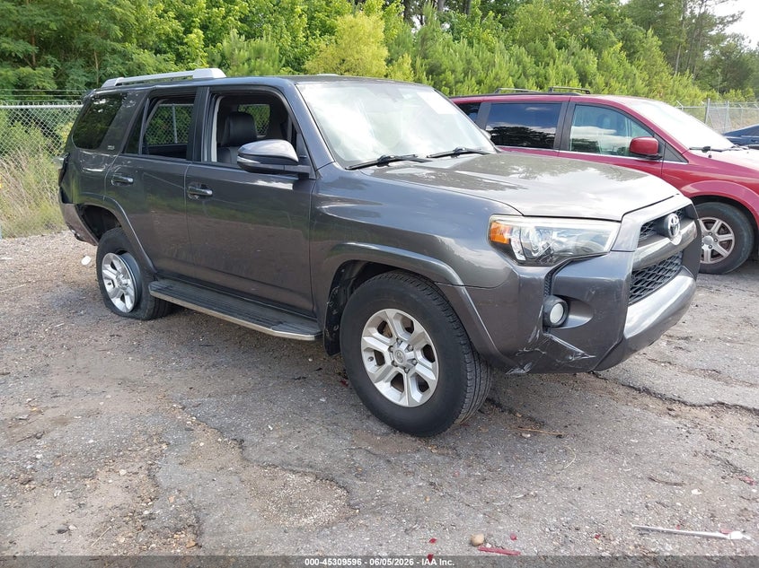 2014 Toyota 4runner VIN JTEZU5JR1E5076547 IAAI salvage auction — RIGHT REAR, Salvage Title, sold $7,700 on 2026-07-08 (photo 1)