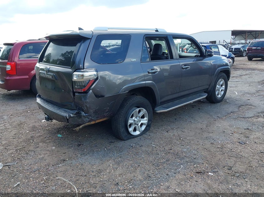 2014 Toyota 4runner VIN JTEZU5JR1E5076547 IAAI salvage auction — RIGHT REAR, Salvage Title, sold $7,700 on 2026-07-08 (photo 4)