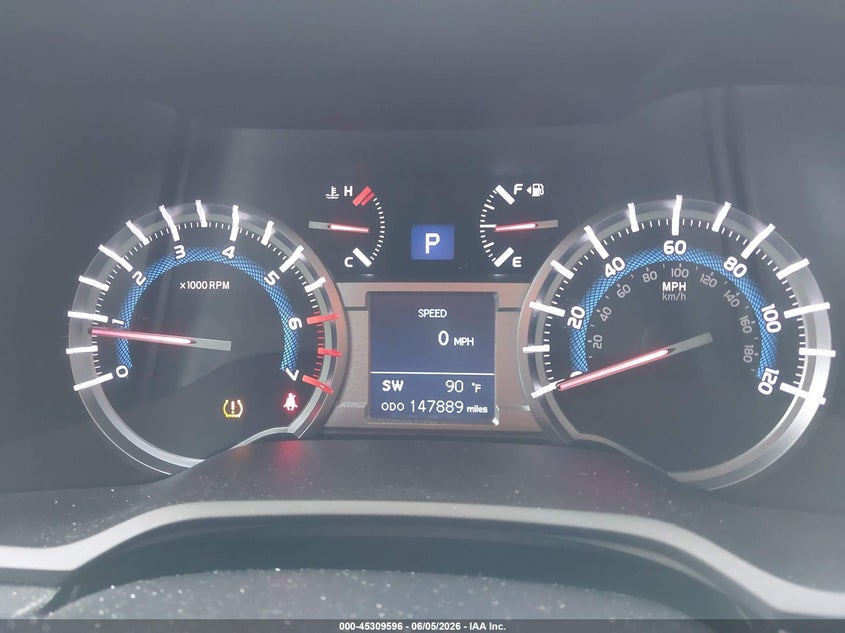 2014 Toyota 4runner VIN JTEZU5JR1E5076547 IAAI salvage auction — RIGHT REAR, Salvage Title, sold $7,700 on 2026-07-08 (photo 7)