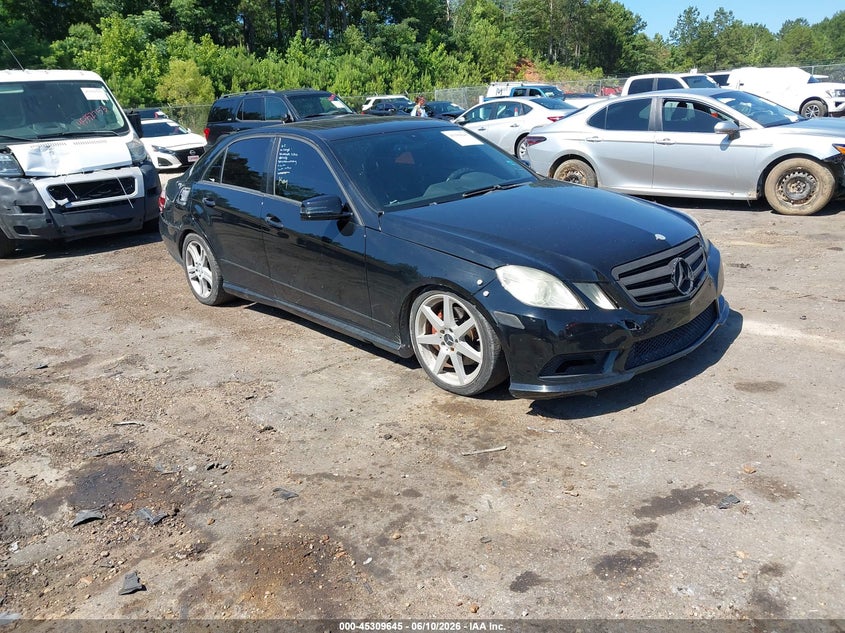 2010 Mercedes-benz E-class VIN WDDHF5GB5AA080628 IAAI salvage auction — FRONT & REAR, Nrc Lienholder Repossession Paperwork (Mississippi), sold $275 on 2026-07-08 (photo 1)