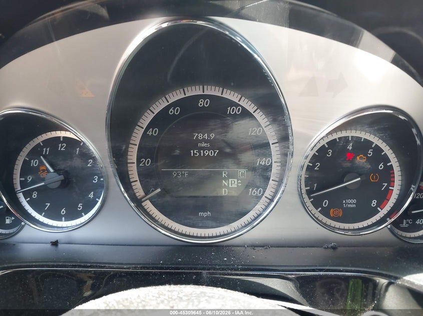 2010 Mercedes-benz E-class VIN WDDHF5GB5AA080628 IAAI salvage auction — FRONT & REAR, Nrc Lienholder Repossession Paperwork (Mississippi), sold $275 on 2026-07-08 (photo 7)