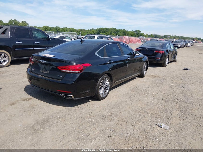 2016 Hyundai Genesis VIN KMHGN4JE5GU140755 IAAI salvage auction — LEFT FRONT, Salvage - Greater Than 75% (Maryland), sold $3,000 on 2026-07-30 (photo 4)
