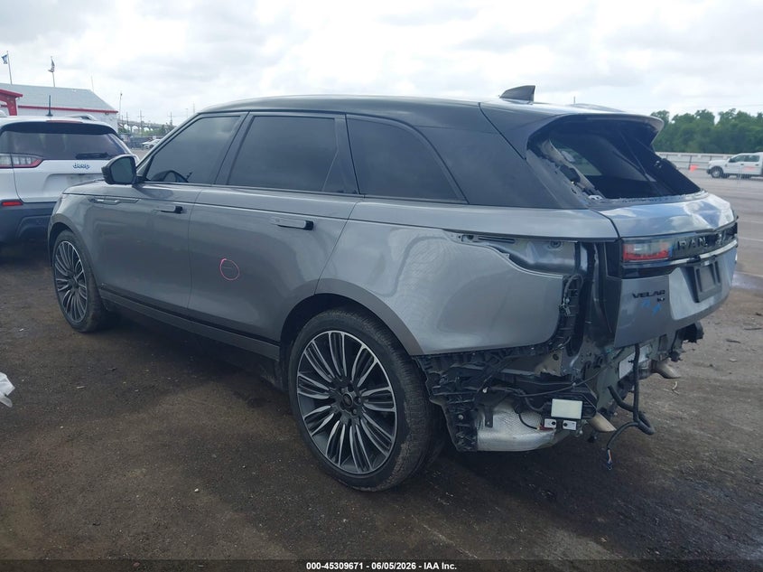 2021 Land rover Range rover velar VIN SALYT2EX6MA322131 IAAI salvage auction — REAR END, Salvage Title, sold $17,400 on 2026-07-18 (photo 3)