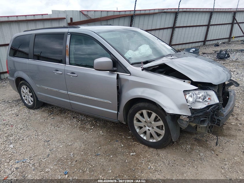 2015 Chrysler Town & country VIN 2C4RC1BG0FR553275 IAAI salvage auction — FRONT END, Clear (Arkansas), sold $25 on 2026-07-23 (photo 1)