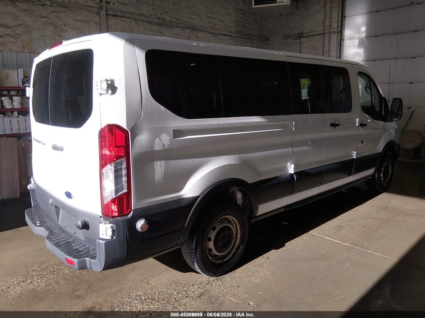 2018 Ford Transit-350 VIN 1FBZX2ZM3JKB31311 IAAI salvage auction — LEFT REAR, Sf97 (Alaska), sold $24,200 on 2026-07-07 (photo 4)