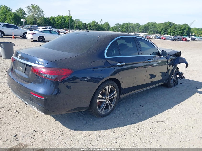 2022 Mercedes-benz E-klasse VIN W1KZF8EB2NB044548 IAAI salvage auction — FRONT END, Salvage Title, sold $6,900 on 2026-07-25 (photo 4)