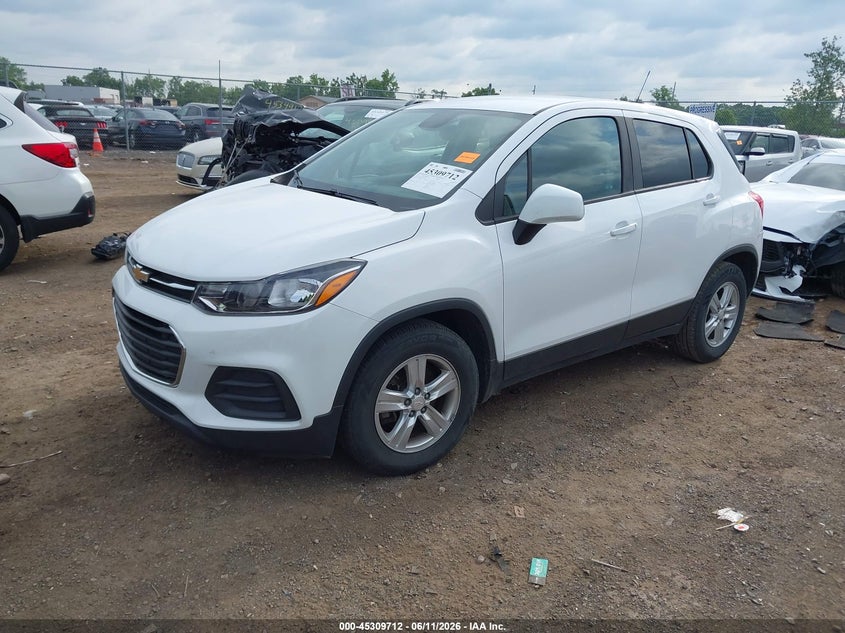 2019 Chevrolet Trax VIN 3GNCJKSB2KL230348 IAAI salvage auction — REAR END, Salvage Title, sold $1,975 on 2026-09-02 (photo 2)