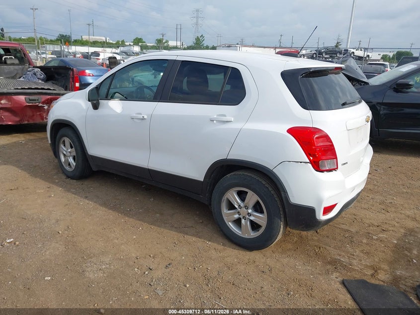 2019 Chevrolet Trax VIN 3GNCJKSB2KL230348 IAAI salvage auction — REAR END, Salvage Title, sold $1,975 on 2026-09-02 (photo 3)