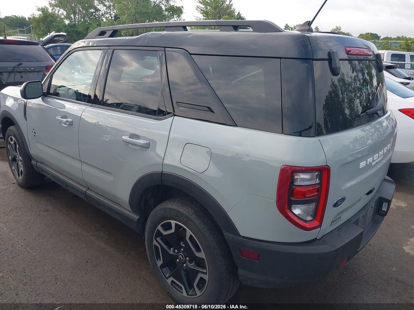 2024 Ford Bronco sport VIN 3FMCR9C61RRF54003 IAAI salvage auction — HAIL, Salvage Title, sold $13,975 on 2026-08-18 (photo 3)