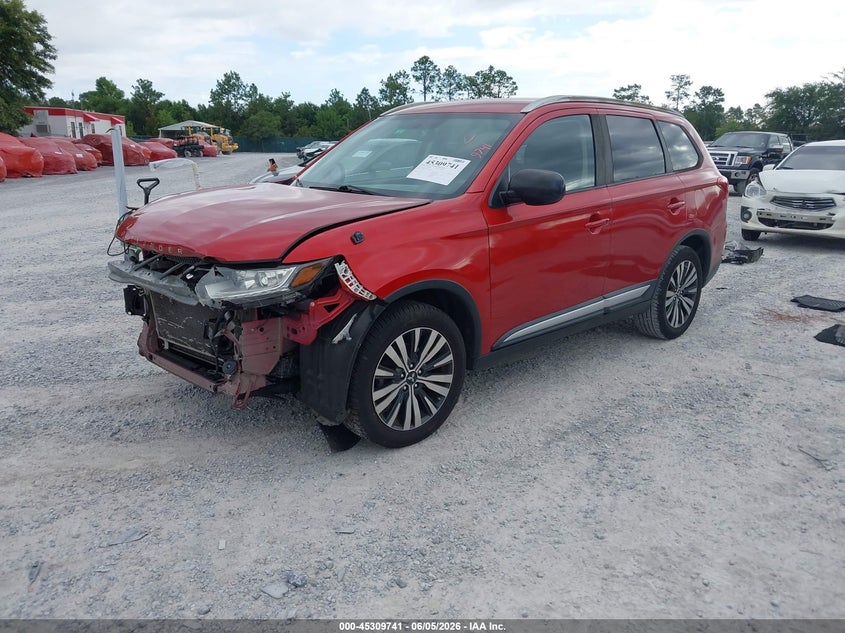 2019 Mitsubishi Outlander VIN JA4AD2A3XKZ048224 IAAI salvage auction — FRONT END, Salvage Title, sold $3,400 on 2026-07-16 (photo 2)