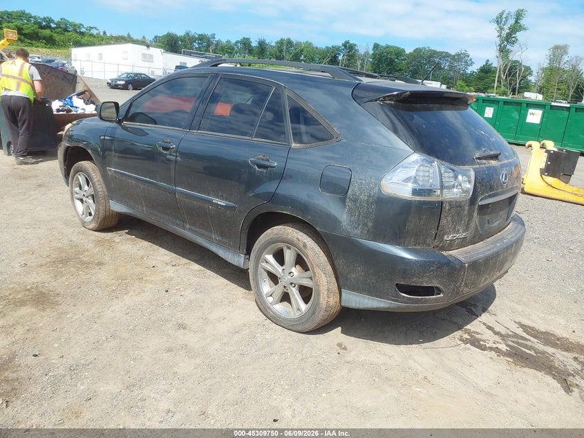 2007 Lexus Rx 400h VIN JTJHW31U472007825 IAAI salvage auction — NORMAL WEAR, Clear (New Jersey), sold $625 on 2026-07-09 (photo 3)