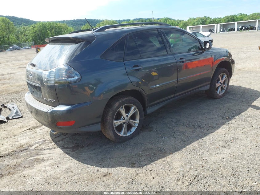 2007 Lexus Rx 400h VIN JTJHW31U472007825 IAAI salvage auction — NORMAL WEAR, Clear (New Jersey), sold $625 on 2026-07-09 (photo 4)