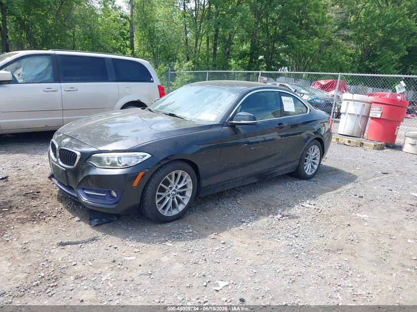 2016 BMW 2er VIN WBA1G9C51GV726262 IAAI salvage auction — SIDE, Salvage Title, sold $1,900 on 2026-07-09 (photo 2)