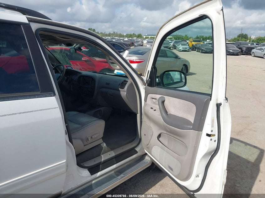 2002 Toyota Sequoia VIN 5TDZT34A62S094999 IAAI salvage auction — FRONT END, Salvage (Texas), sold $825 on 2026-07-24 (photo 5)