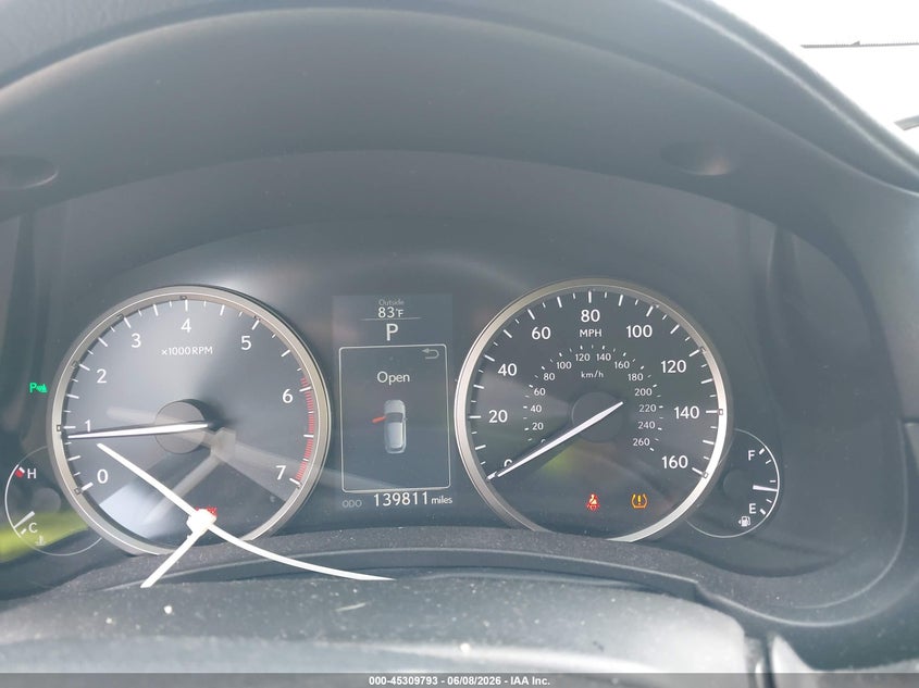 2017 Lexus Nx VIN JTJYARBZ9H2060324 IAAI salvage auction — HAIL, Salvage Title, sold $7,350 on 2026-07-15 (photo 7)
