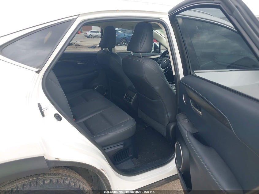 2017 Lexus Nx VIN JTJYARBZ9H2060324 IAAI salvage auction — HAIL, Salvage Title, sold $7,350 on 2026-07-15 (photo 8)