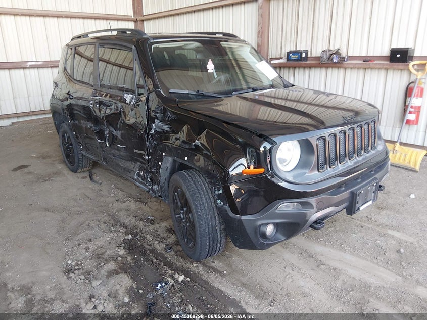 2018 Jeep Renegade VIN ZACCJBAB4JPH93448 IAAI salvage auction — RIGHT SIDE, Salvage Title, sold $1,300 on 2026-07-16 (photo 1)