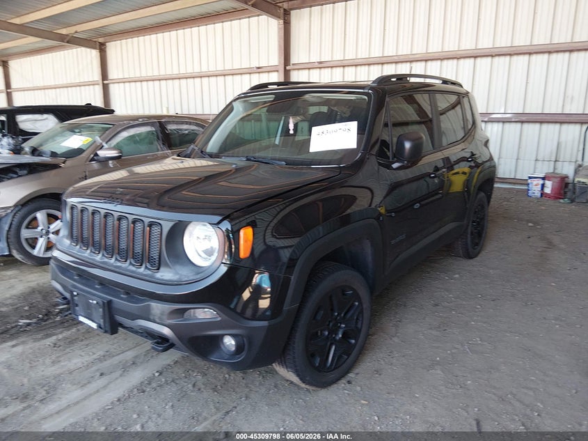 2018 Jeep Renegade VIN ZACCJBAB4JPH93448 IAAI salvage auction — RIGHT SIDE, Salvage Title, sold $1,300 on 2026-07-16 (photo 2)