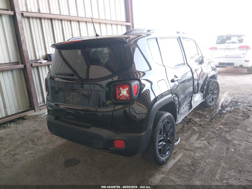 2018 Jeep Renegade VIN ZACCJBAB4JPH93448 IAAI salvage auction — RIGHT SIDE, Salvage Title, sold $1,300 on 2026-07-16 (photo 4)