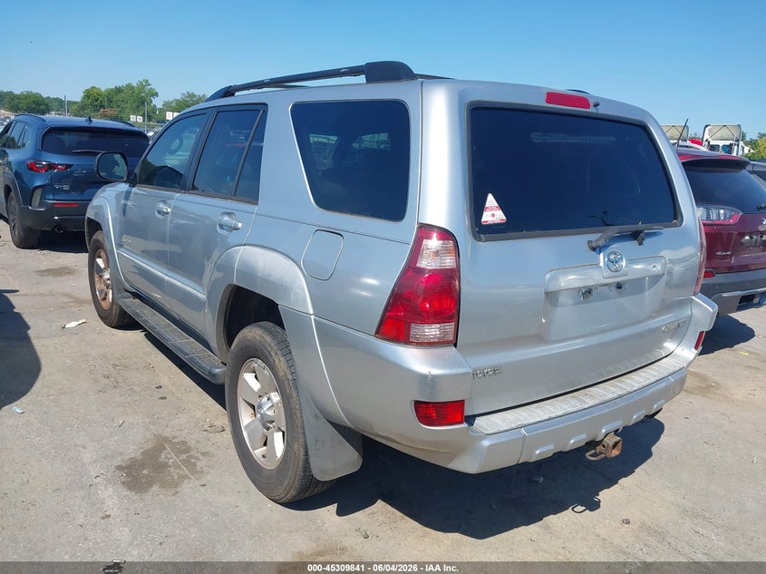 2005 Toyota 4runner VIN JTEBU14R858042190 IAAI salvage auction — NORMAL WEAR, Clear-Dealer Only (North Carolina), sold $2,525 on 2026-07-06 (photo 3)
