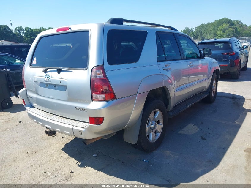 2005 Toyota 4runner VIN JTEBU14R858042190 IAAI salvage auction — NORMAL WEAR, Clear-Dealer Only (North Carolina), sold $2,525 on 2026-07-06 (photo 4)