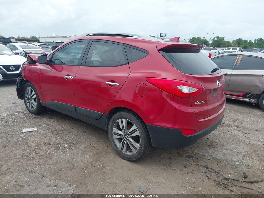 2014 Hyundai Tucson VIN KM8JU3AG3EU938950 IAAI salvage auction — FRONT END, Salvage Title, sold $800 on 2026-07-25 (photo 3)