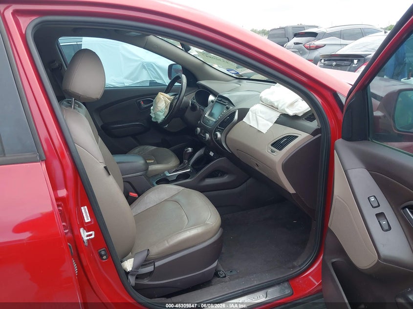 2014 Hyundai Tucson VIN KM8JU3AG3EU938950 IAAI salvage auction — FRONT END, Salvage Title, sold $800 on 2026-07-25 (photo 5)